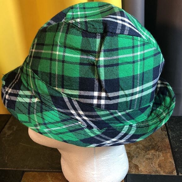 Plaid Fidora Hat medium NWOT - Picture 2 of 8